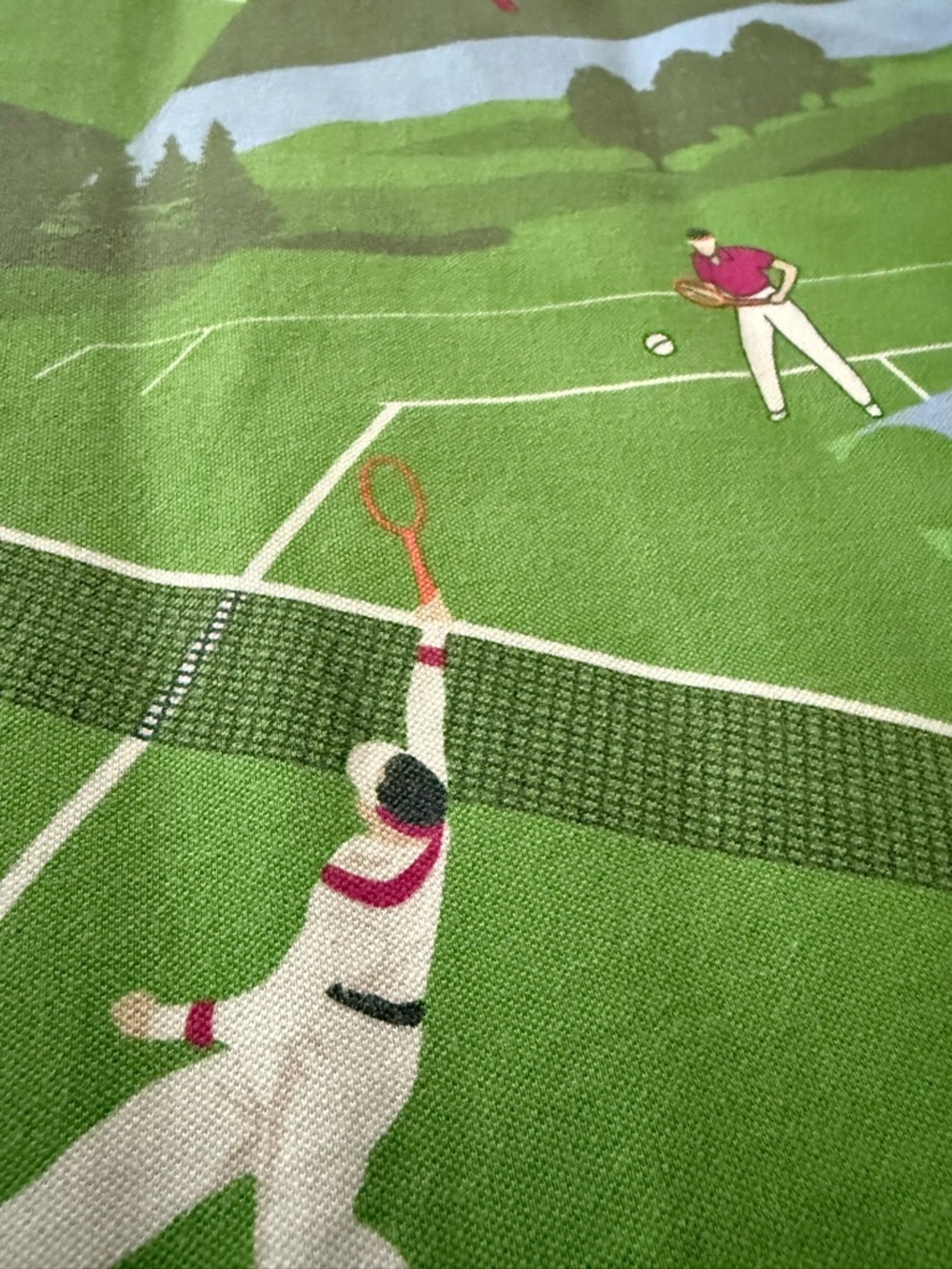 POLO Ralph Lauren 🎾 Tennis print Polo shirt circa 2014 - Picture 6 of 9